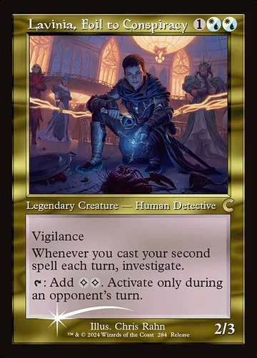 Lavinia, Foil to Conspiracy 284