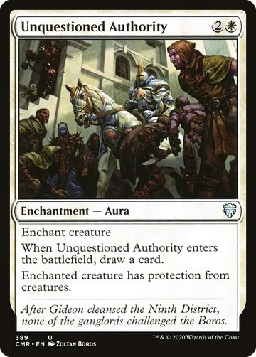 Unquestioned Authority 389