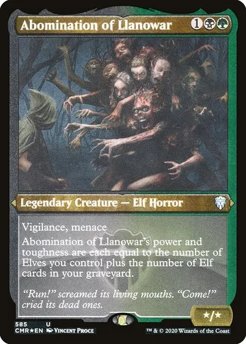 Abomination of Llanowar 585