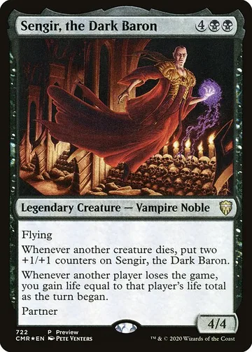 Sengir, the Dark Baron 722