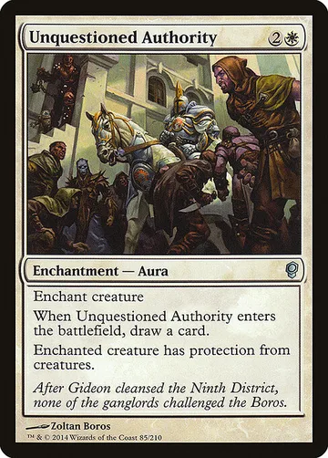 Unquestioned Authority 85