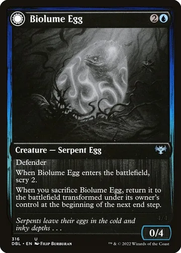 Biolume Egg // Biolume Serpent 316
