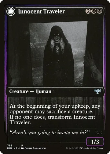 Innocent Traveler // Malicious Invader 388
