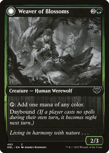 Weaver of Blossoms // Blossom-Clad Werewolf 493