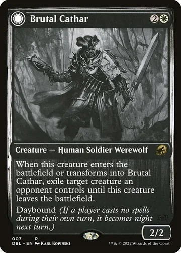 Brutal Cathar // Moonrage Brute 7