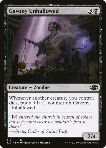 Gavony Unhallowed 417
