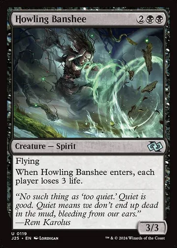 Howling Banshee 119, carta de Magic: The Gathering de Foundations Jumpstart