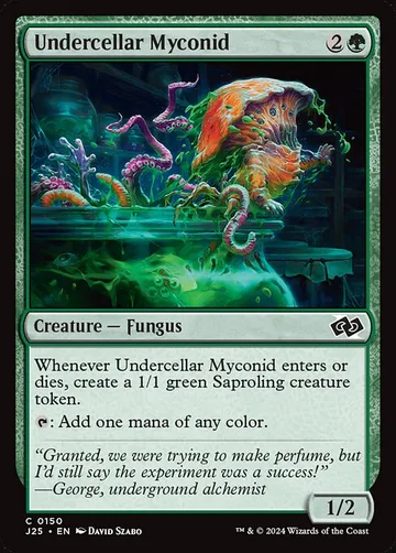 Undercellar Myconid 150, carta de Magic: The Gathering de Foundations Jumpstart