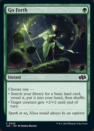 Go Forth 20, carta de Magic: The Gathering de Foundations Jumpstart