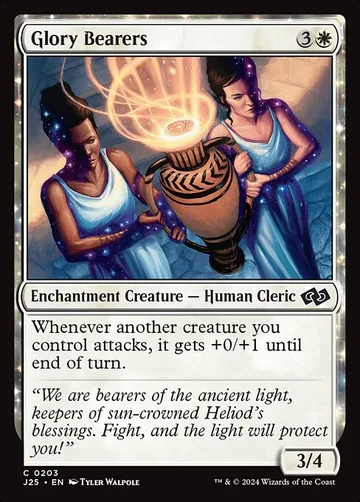 Glory Bearers 203, carta de Magic: The Gathering de Foundations Jumpstart