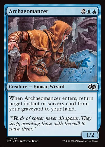 Archaeomancer 285, carta de Magic: The Gathering de Foundations Jumpstart