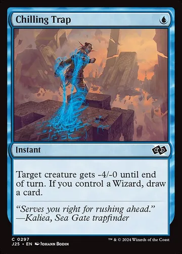 Chilling Trap 297, carta de Magic: The Gathering de Foundations Jumpstart
