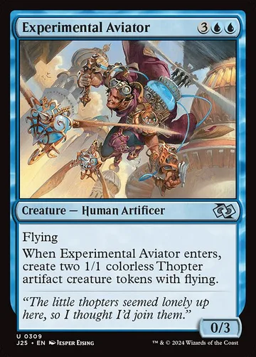 Experimental Aviator 309, carta de Magic: The Gathering de Foundations Jumpstart