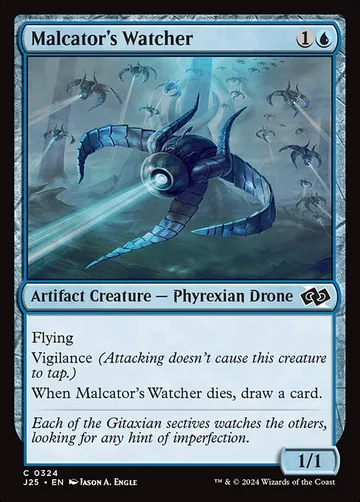 Malcator's Watcher 324, carta de Magic: The Gathering de Foundations Jumpstart