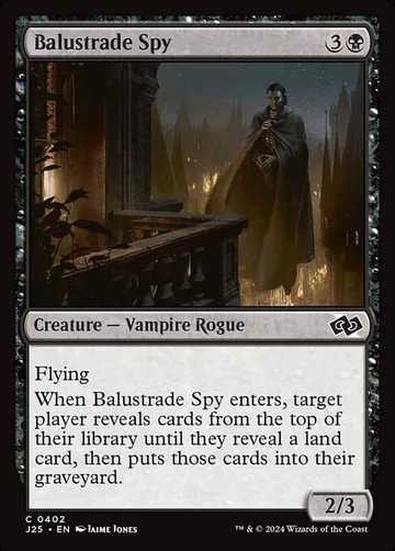 Balustrade Spy 402, carta de Magic: The Gathering de Foundations Jumpstart