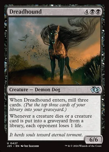 Dreadhound 427, carta de Magic: The Gathering de Foundations Jumpstart