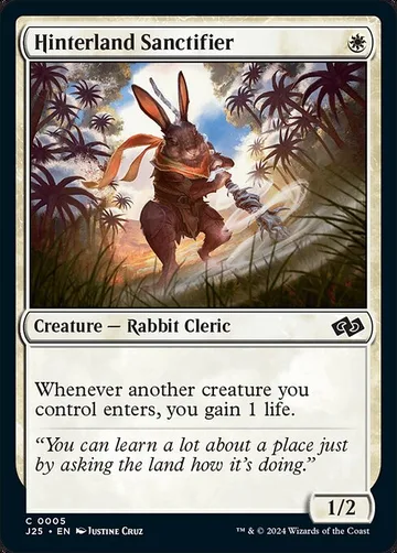 Hinterland Sanctifier 5, carta de Magic: The Gathering de Foundations Jumpstart