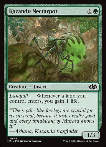 Kazandu Nectarpot 679, carta de Magic: The Gathering de Foundations Jumpstart