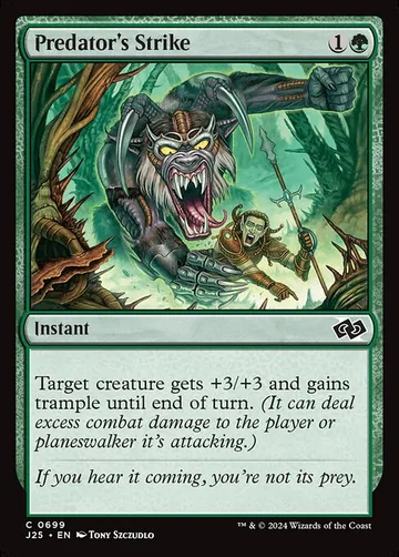Predator's Strike 699, carta de Magic: The Gathering de Foundations Jumpstart