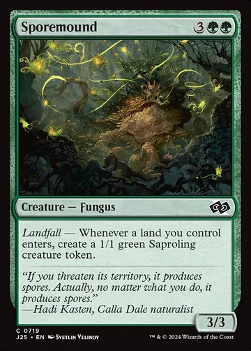 Sporemound 719, carta de Magic: The Gathering de Foundations Jumpstart