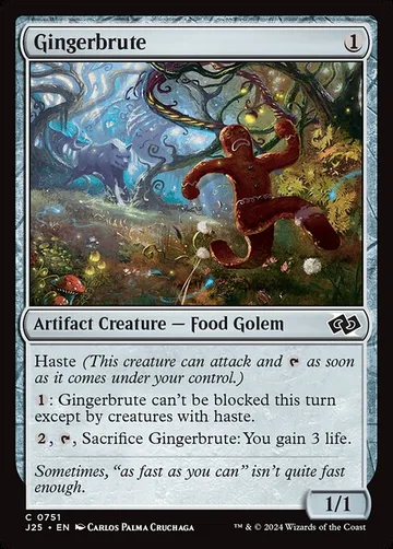Gingerbrute 751, carta de Magic: The Gathering de Foundations Jumpstart