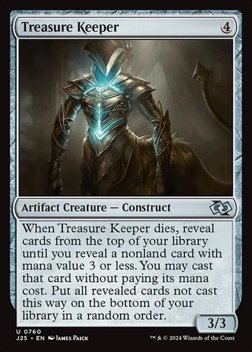 Treasure Keeper 760, carta de Magic: The Gathering de Foundations Jumpstart