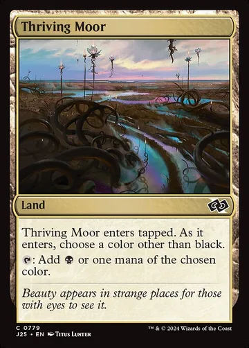 Thriving Moor 779, carta de Magic: The Gathering de Foundations Jumpstart