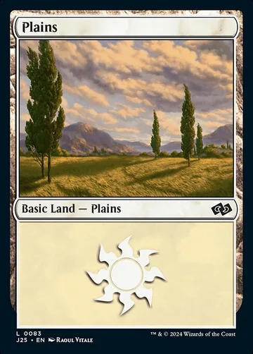 Plains 83, carta de Magic: The Gathering de Foundations Jumpstart