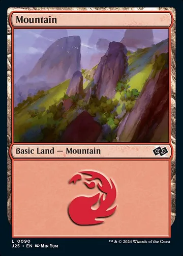 Mountain 90, carta de Magic: The Gathering de Foundations Jumpstart