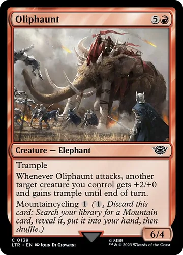 Oliphaunt 139, carta de Magic: The Gathering de The Lord of the Rings: Tales of Middle-earth
