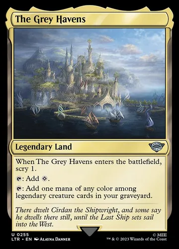The Grey Havens 255, carta de Magic: The Gathering de The Lord of the Rings: Tales of Middle-earth