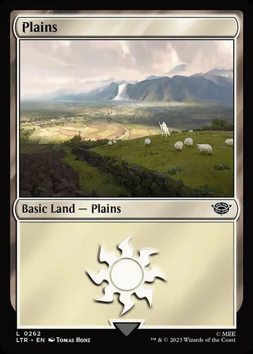 Plains 262, carta de Magic: The Gathering de The Lord of the Rings: Tales of Middle-earth