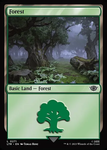 Forest 271, carta de Magic: The Gathering de The Lord of the Rings: Tales of Middle-earth