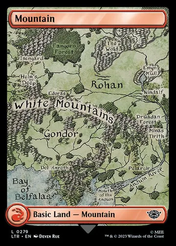 Mountain 279, carta de Magic: The Gathering de The Lord of the Rings: Tales of Middle-earth