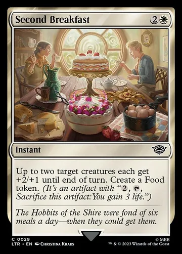 Second Breakfast 29, carta de Magic: The Gathering de The Lord of the Rings: Tales of Middle-earth