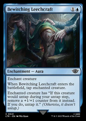 Bewitching Leechcraft 41, carta de Magic: The Gathering de The Lord of the Rings: Tales of Middle-earth