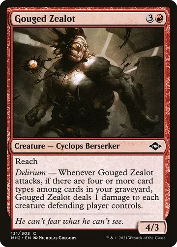 Gouged Zealot 131