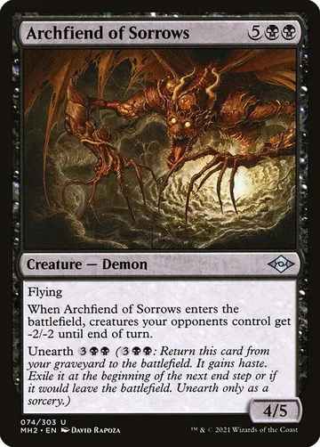 Archfiend of Sorrows 74