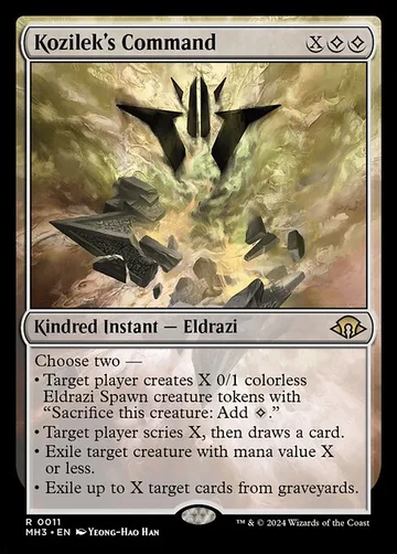 Kozilek's Command 11, carta de Magic: The Gathering de Modern Horizons 3