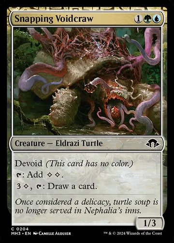 Snapping Voidcraw 204, carta de Magic: The Gathering de Modern Horizons 3