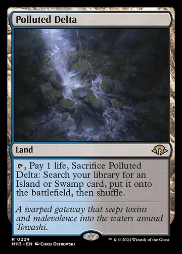 Polluted Delta 224, carta de Magic: The Gathering de Modern Horizons 3