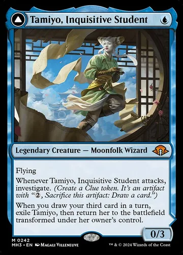 Tamiyo, Inquisitive Student // Tamiyo, Seasoned Scholar 242