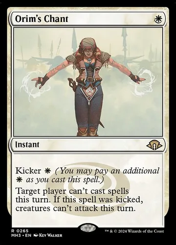 Orim's Chant 265, carta de Magic: The Gathering de Modern Horizons 3