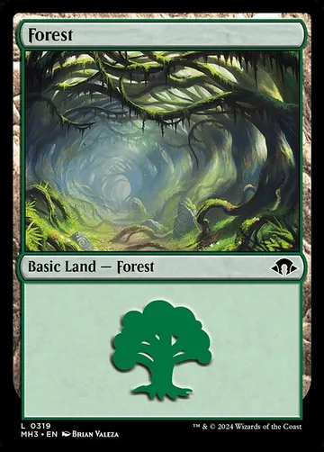 Forest 319, carta de Magic: The Gathering de Modern Horizons 3