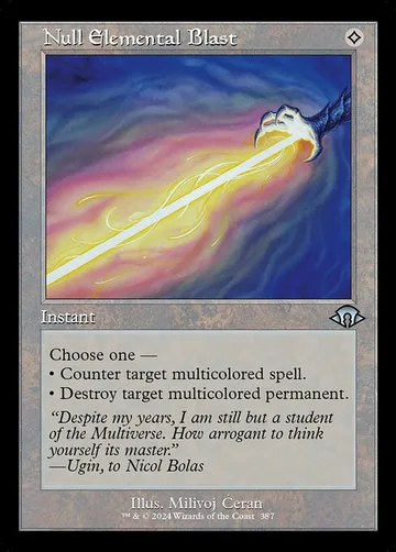 Null Elemental Blast 387, carta de Magic: The Gathering de Modern Horizons 3