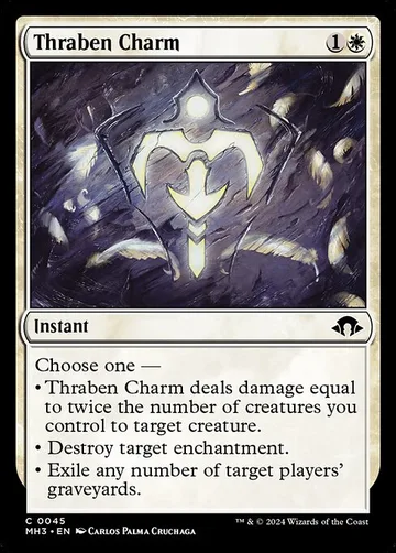 Thraben Charm 45, carta de Magic: The Gathering de Modern Horizons 3