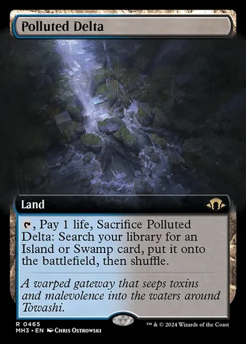 Polluted Delta 465, carta de Magic: The Gathering de Modern Horizons 3