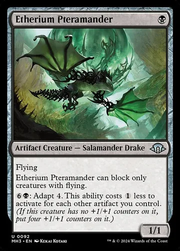 Etherium Pteramander 92, carta de Magic: The Gathering de Modern Horizons 3