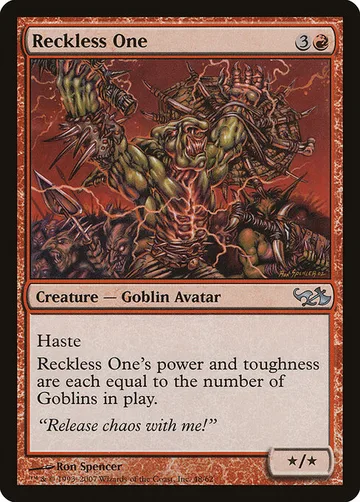 Reckless One 48, carta de Magic: The Gathering de Duel Decks: Elves vs. Goblins