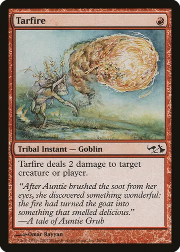 Tarfire 56, carta de Magic: The Gathering de Duel Decks: Elves vs. Goblins